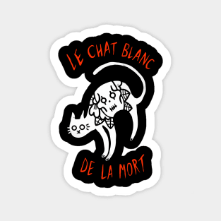 LE CHAT BLANC DE LA MORT Sticker